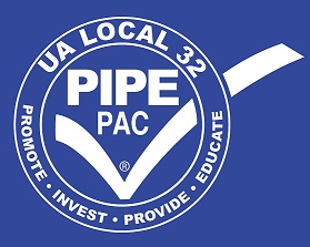 Logo: UA Local 32 Pipe PAC